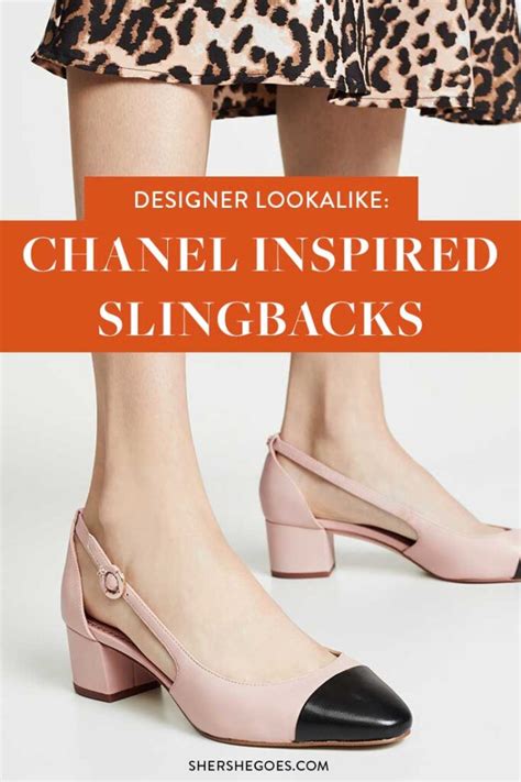 chanel slingback replica|chanel style slingback shoes.